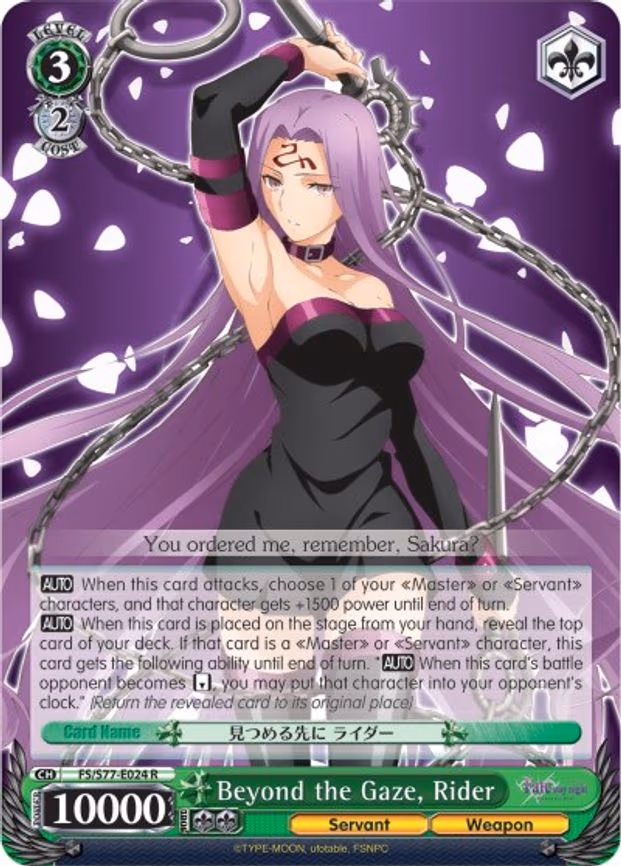 Beyond the Gaze, Rider