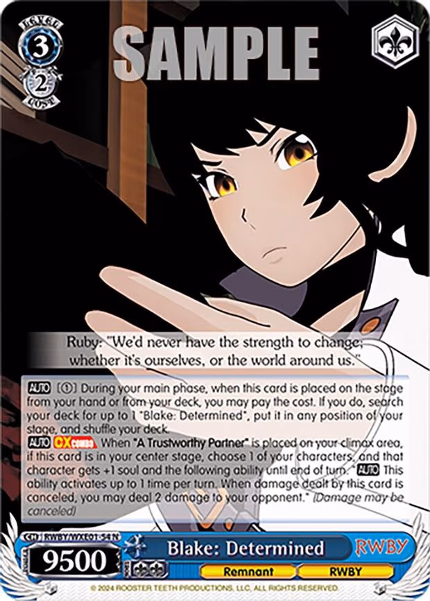 Blake: Determined
