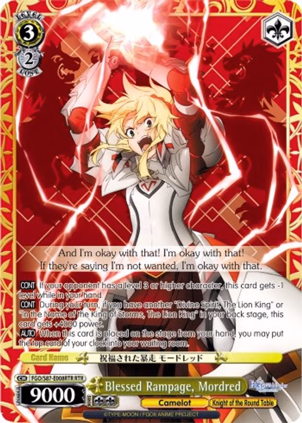 Blessed Rampage, Mordred