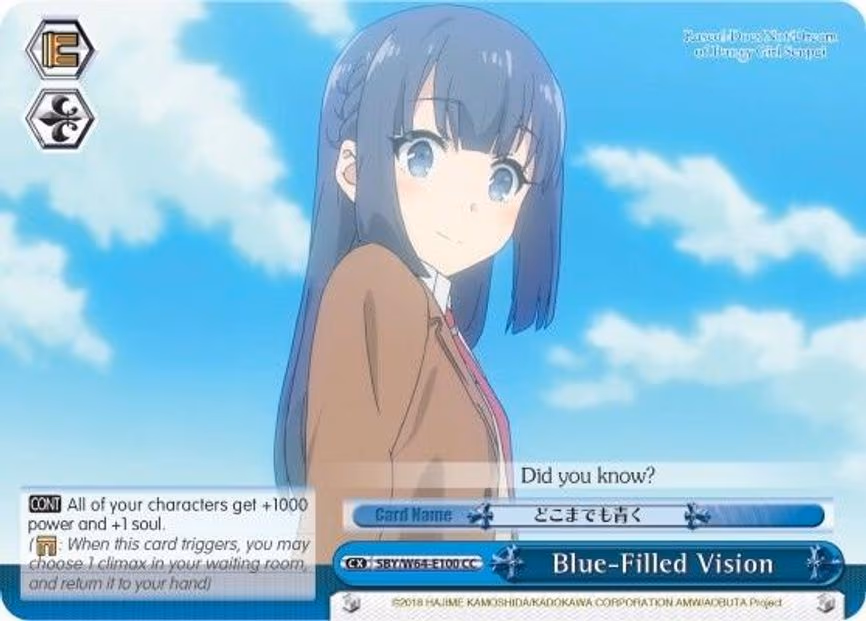Blue-Filled Vision