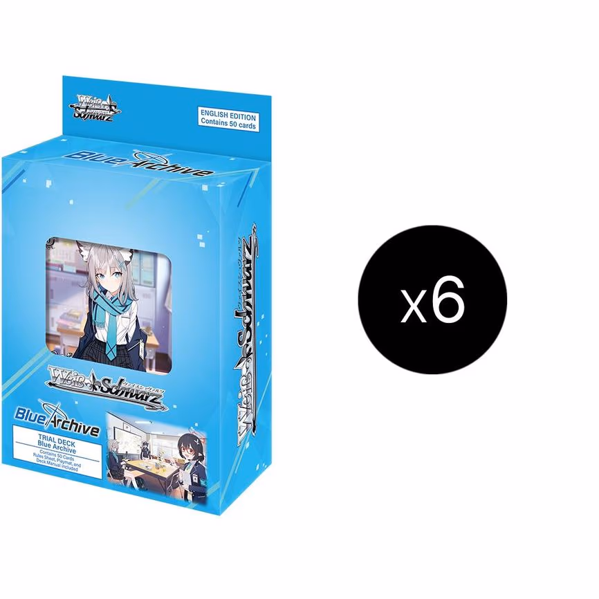 Blue Archive Trial Deck Display