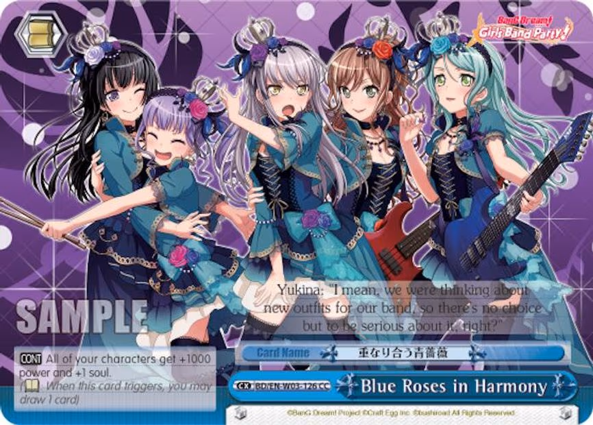 Blue Roses in Harmony - Climax Common (BD/EN-W03-126 CC)