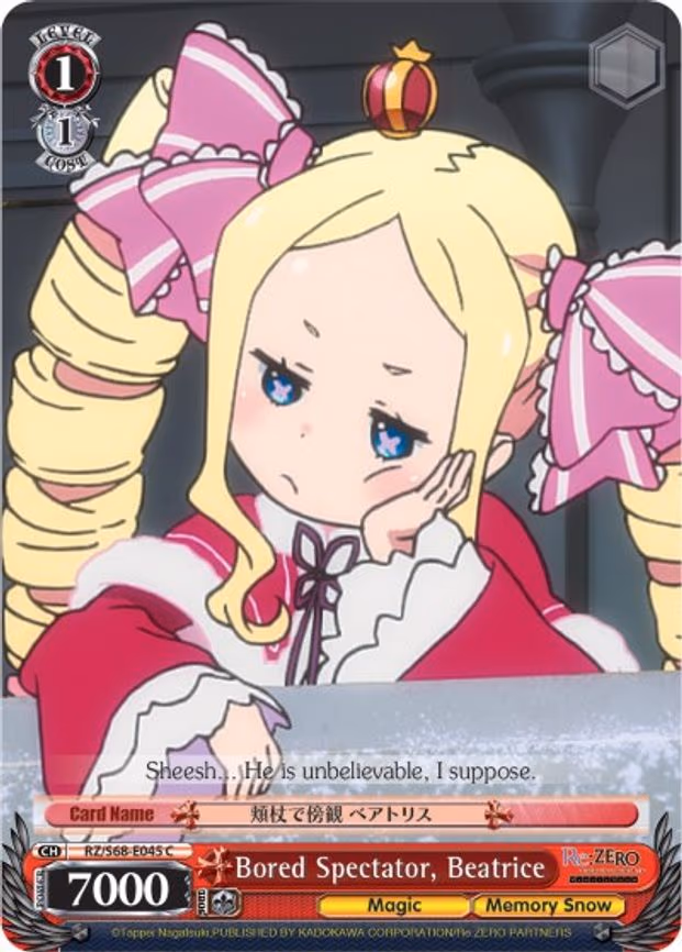 Bored Spectator, Beatrice