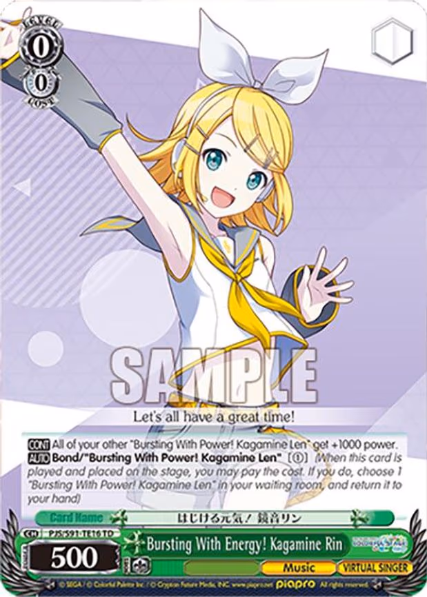 Bursting With Energy! Kagamine Rin