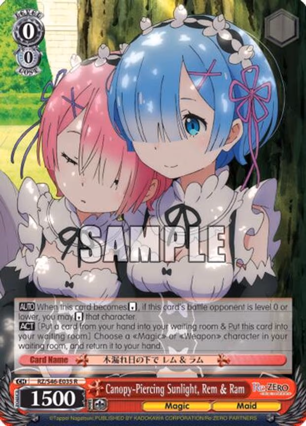 Canopy-Piercing Sunlight, Rem & Ram