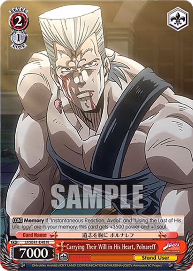 Carrying Their Will in His Heart, Polnareff
