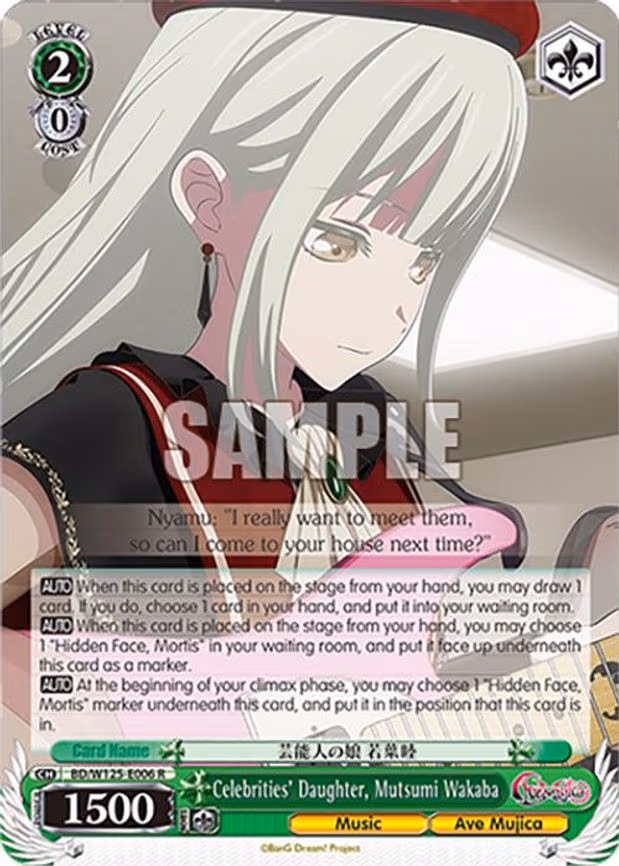 Celebrities' Daughter, Mutsumi Wakaba