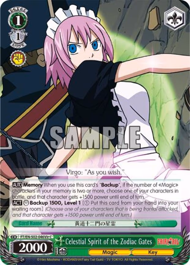 Celestial Spirit of the Zodiac Gates (Virgo)