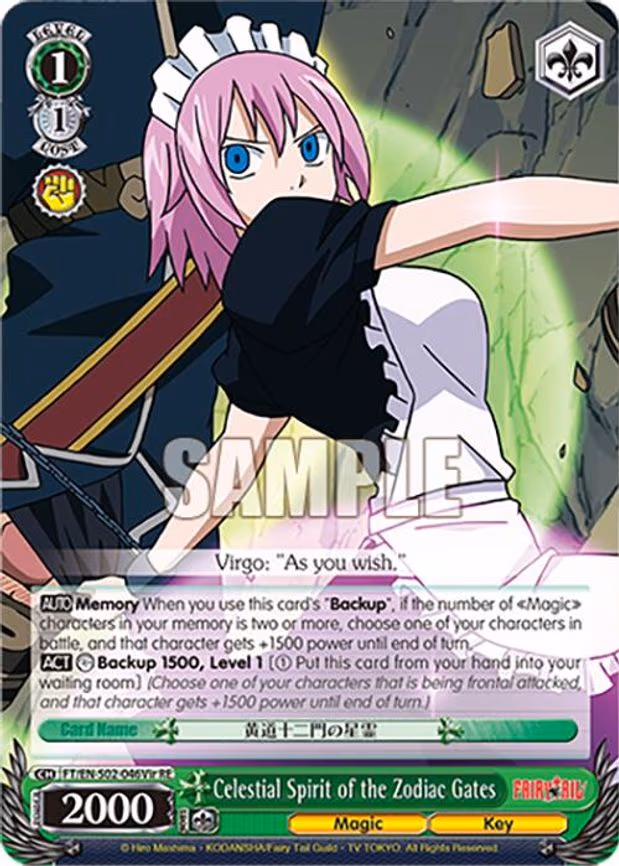 Celestial Spirit of the Zodiac Gates (Virgo)