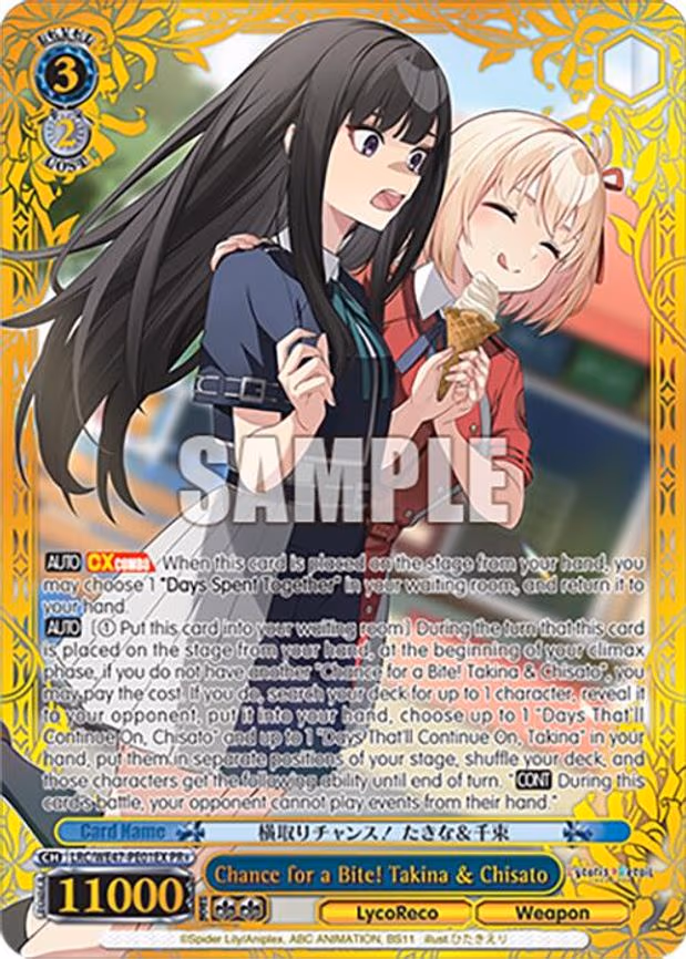 Chance for a Bite! Takina & Chisato