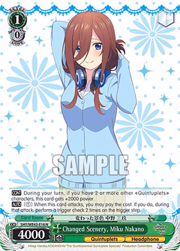 Changed Scenery, Miku Nakano