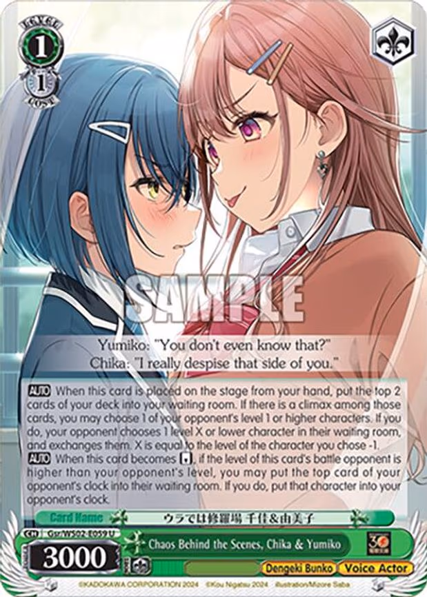 Chaos Behind the Scenes, Chika & Yumiko