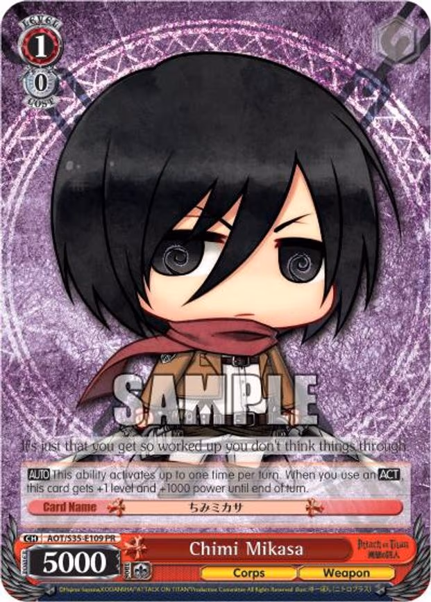 Chimi Mikasa - Promo (AOT/S35-E109 PR)