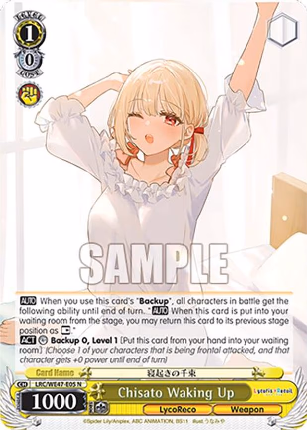 Chisato Waking Up