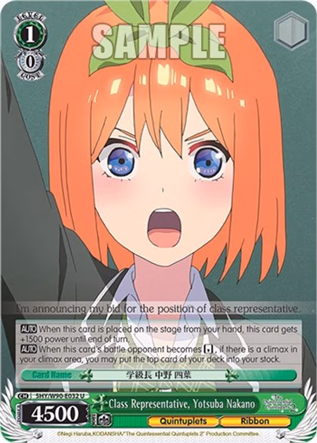 Class Representative, Yotsuba Nakano