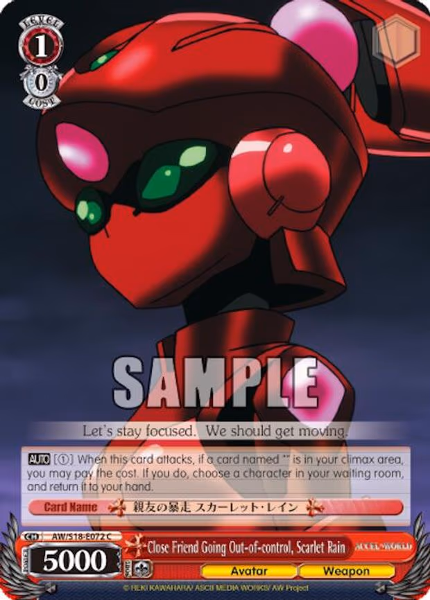 Close Friend Going Out-of-control, Scarlet Rain