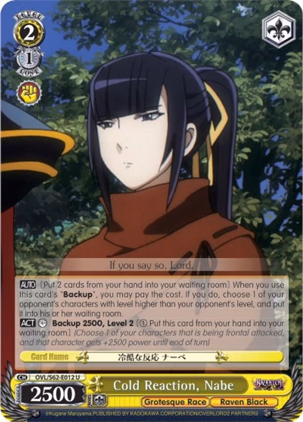 Cold Reaction, Nabe