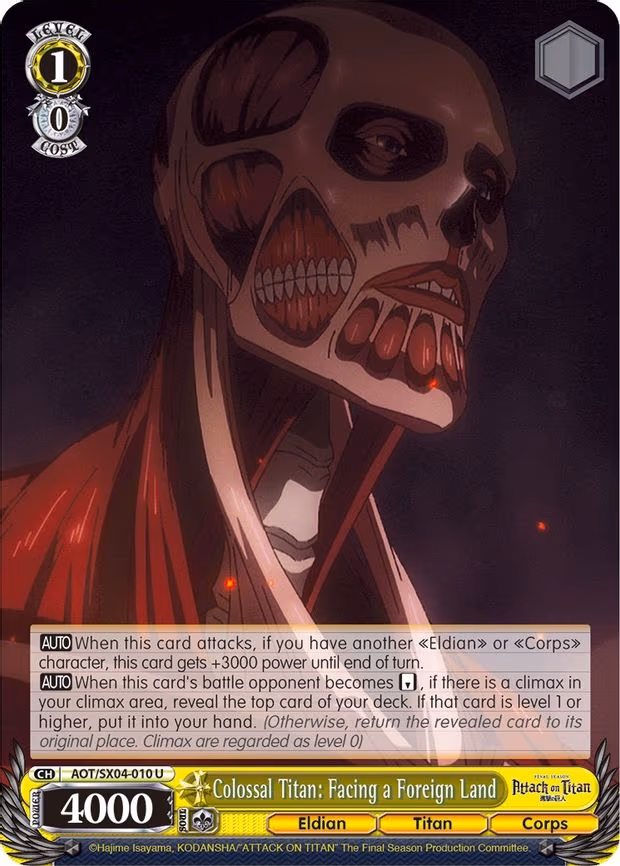 Colossal Titan: Facing a Foreign Land