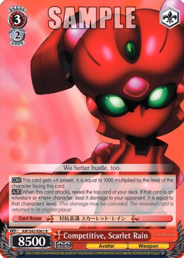 Competitive, Scarlet Rain