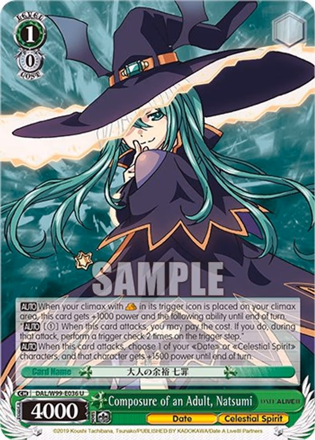 Composure of an Adult, Natsumi