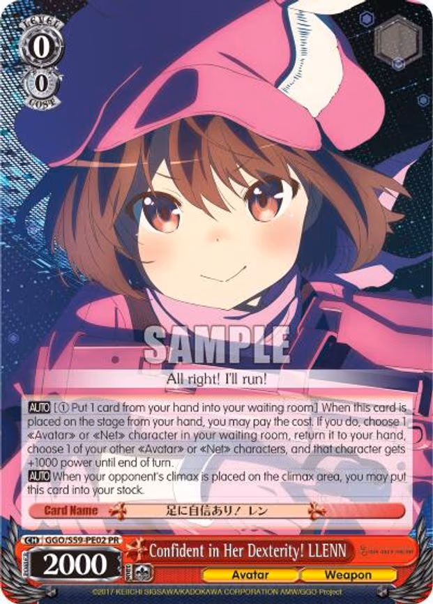 Confident in Her Dexterity! LLENN