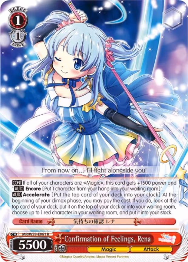 Confirmation of Feelings, Rena
