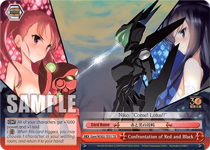 Confrontation of Red and Black