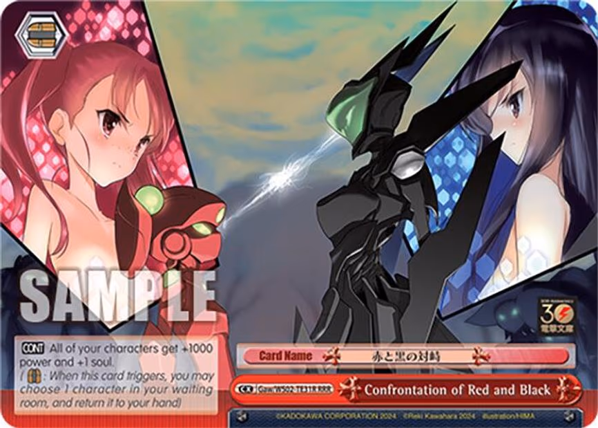 Confrontation of Red and Black