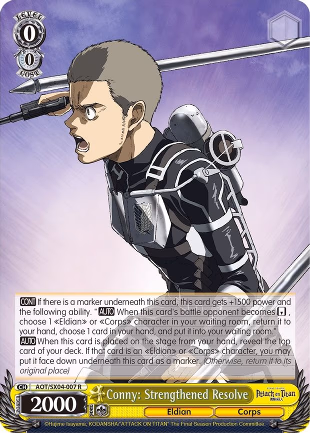 Conny: Strengthened Resolve