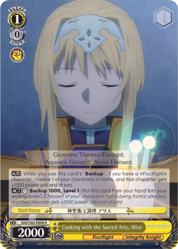 Cooking with the Sacred Arts, Alice