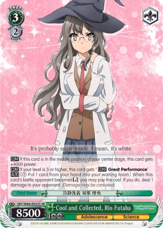 Cool and Collected, Rio Futaba