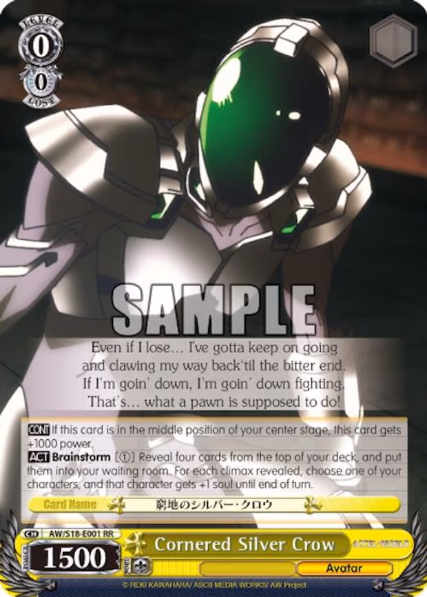 Cornered Silver Crow