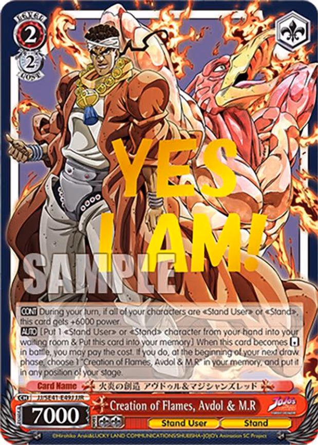 Creation of Flames, Avdol & M.R