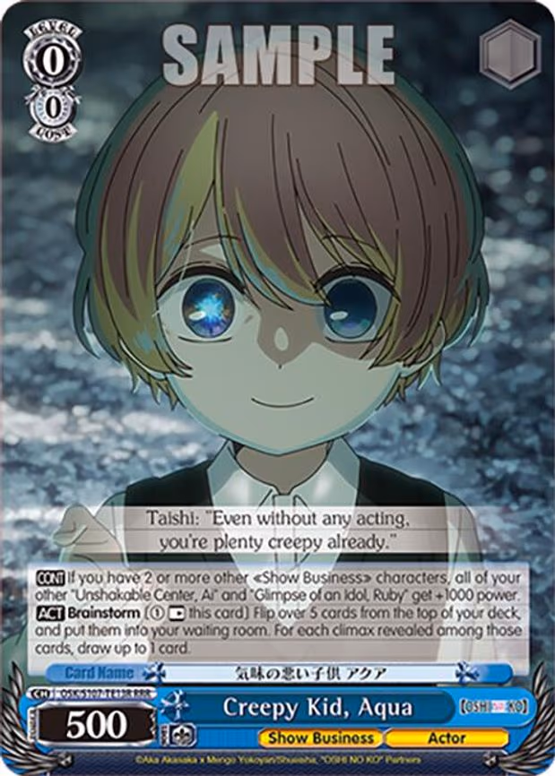 Creepy Kid, Aqua - Triple Rare (OSK/S107-TE13R RRR)