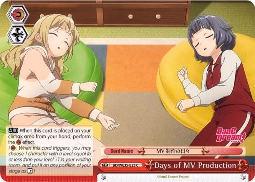Days of MV Production