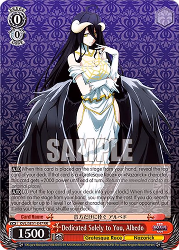 Dedicated Solely to You, Albedo