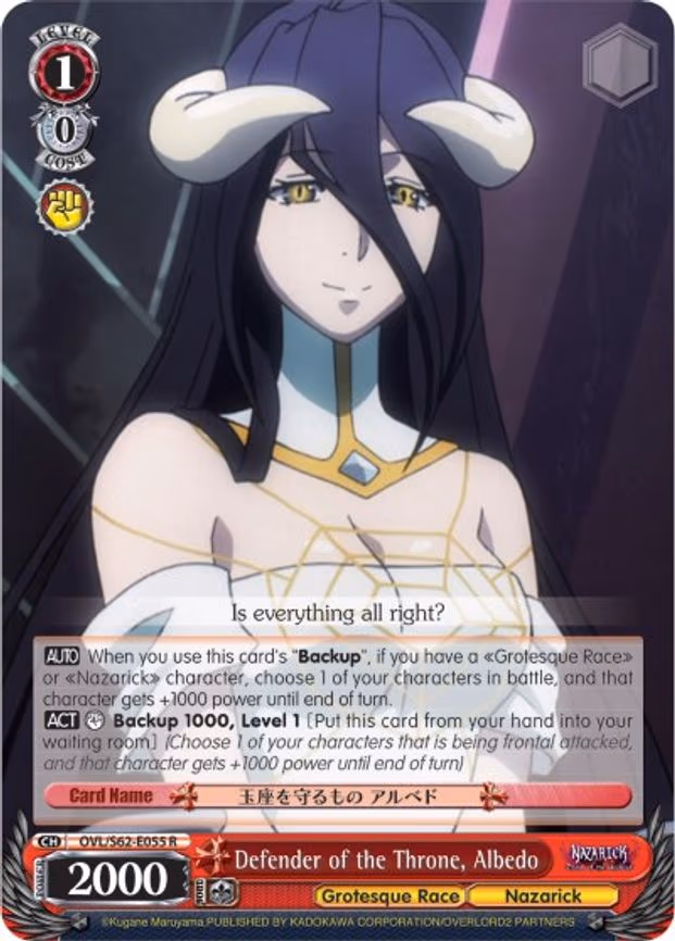 Defender of the Throne, Albedo