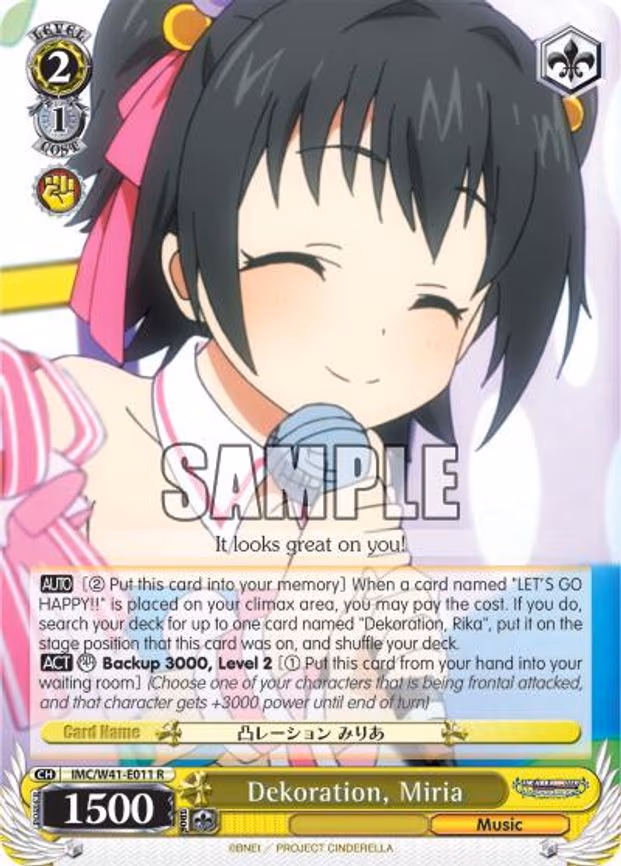 Dekoration, Miria