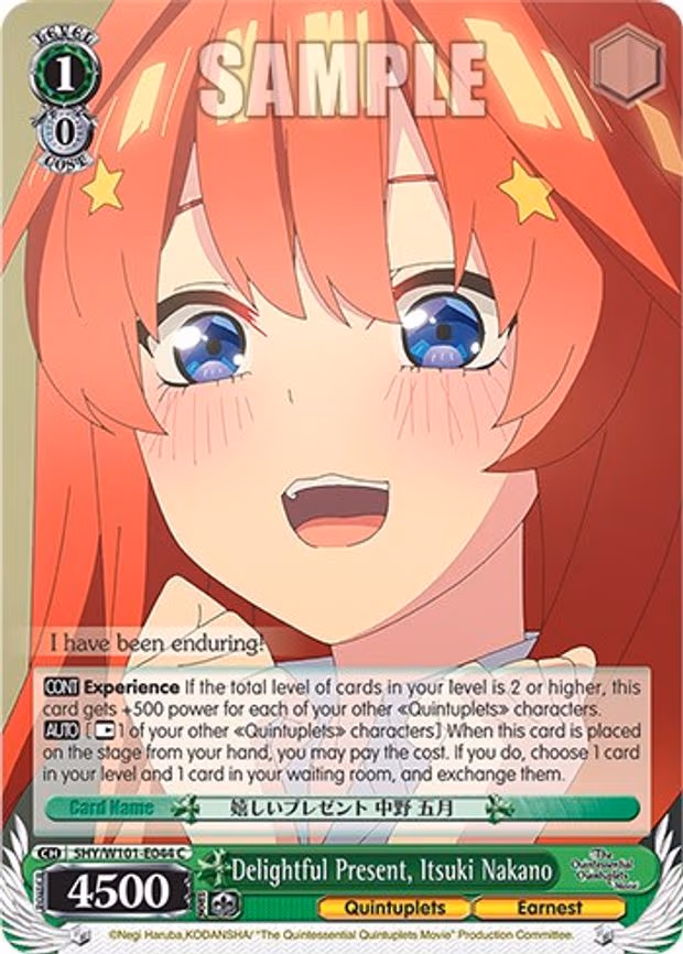 Delightful Present, Itsuki Nakano