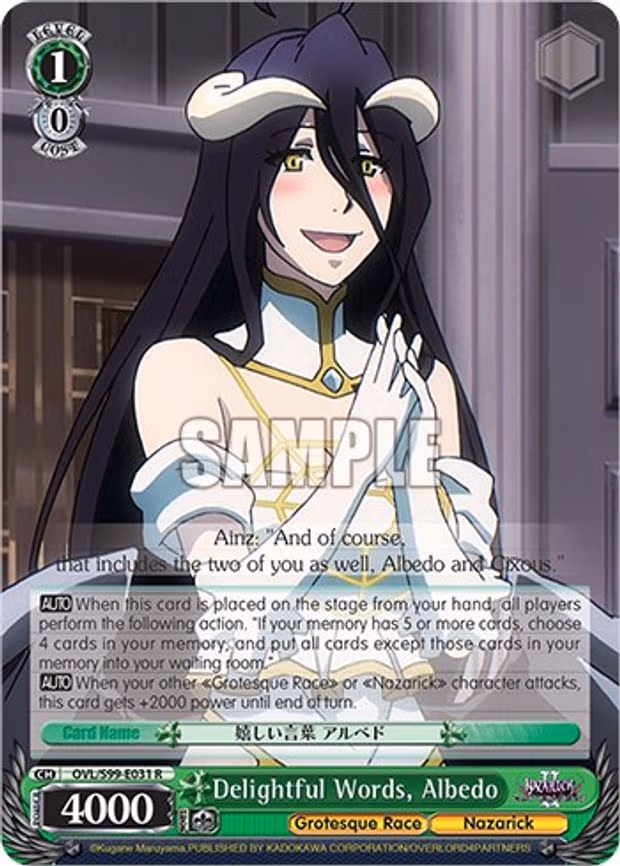 Delightful Words, Albedo