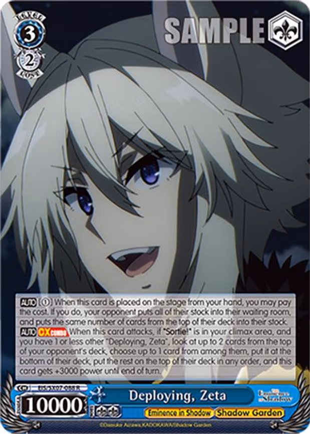 Deploying, Zeta