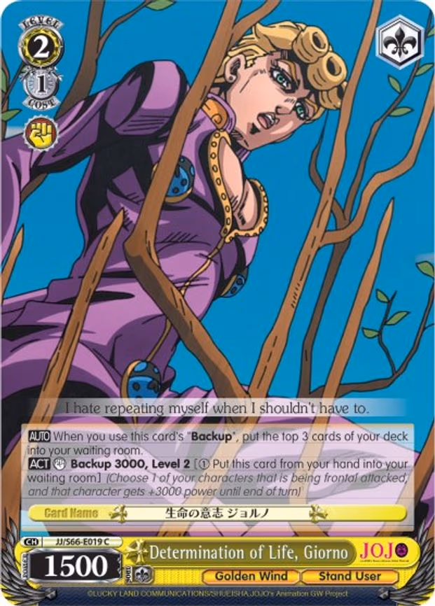 Determination of Life, Giorno