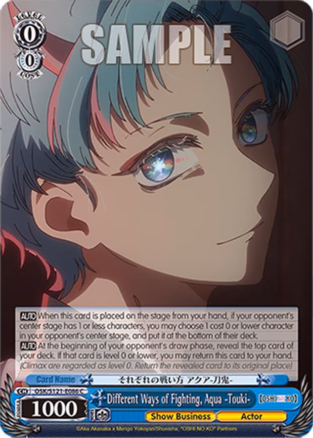 Different Ways of Fighting, Aqua -Touki