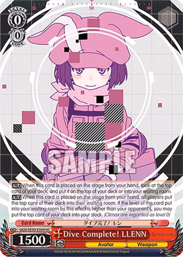 Dive Complete! LLENN