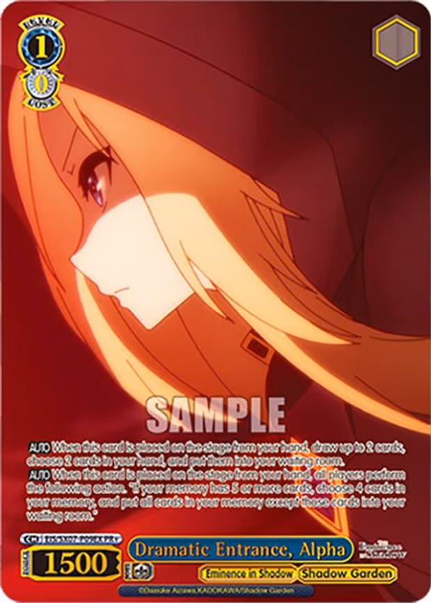 Dramatic Entrance, Alpha (PR+) - Promo + (EIS/SX07-P09EX+)