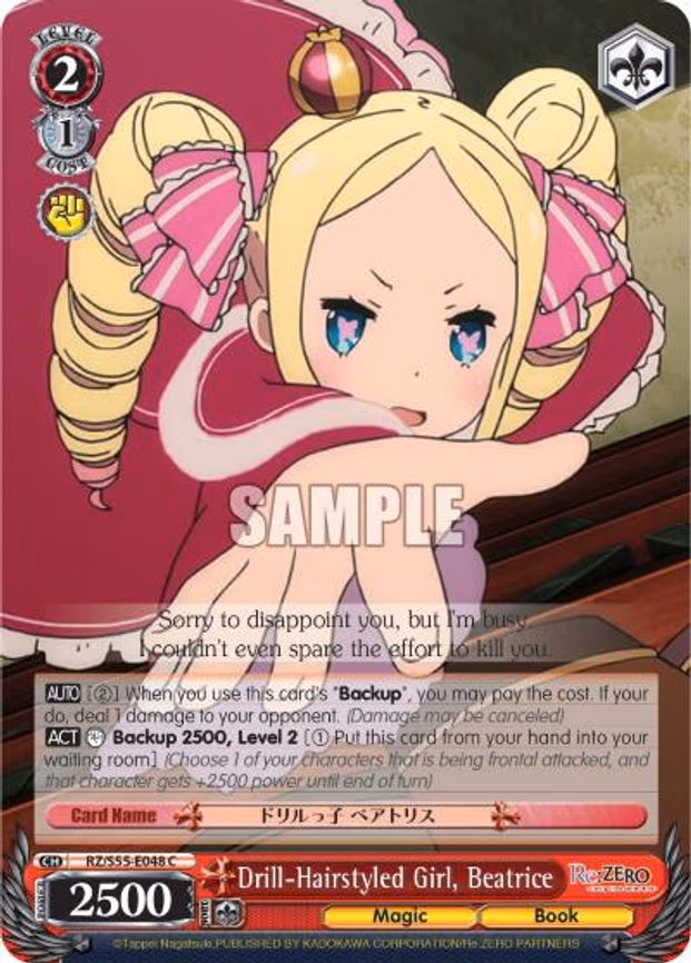 Drill-Hairstyled Girl, Beatrice