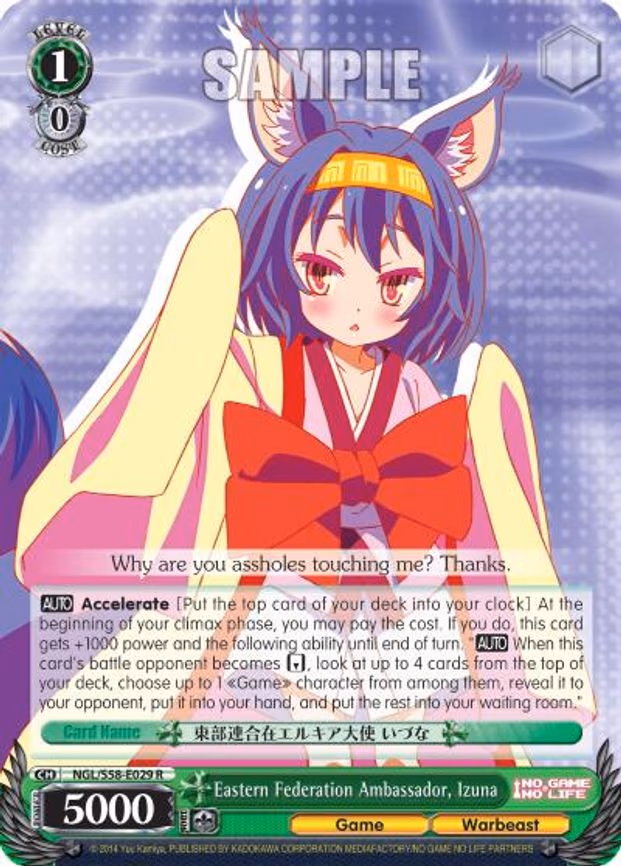 Eastern Federation Ambassador, Izuna