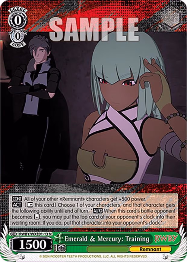 Emerald & Mercury: Training