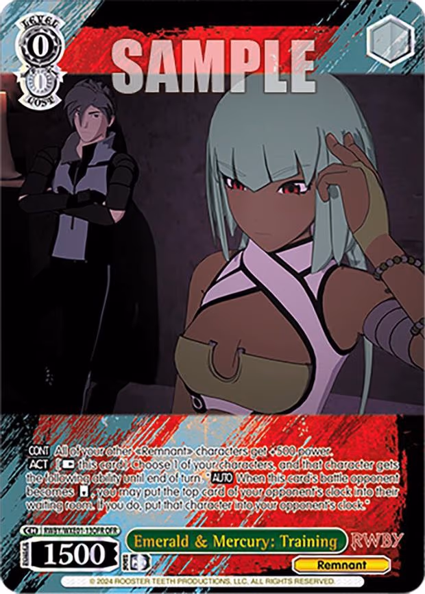 Emerald & Mercury: Training