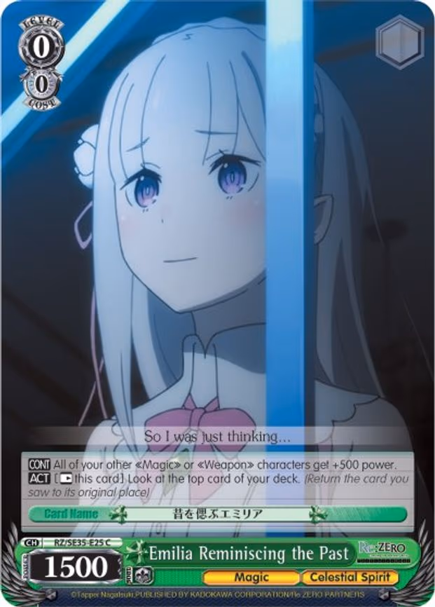 Emilia Reminiscing the Past